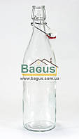 Пляшка скляна 1000 мл із горбильним корком "Giara" Bormioli Rocco (Італія)