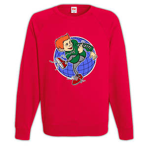 Червоний світшот Antihype 3 (Антихайп)