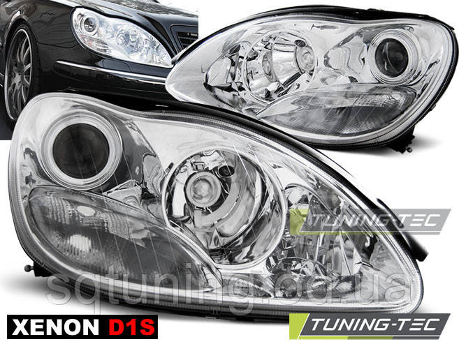 Фары MERCEDES W220 S-KLASA 09.98-02 CHROME XENON