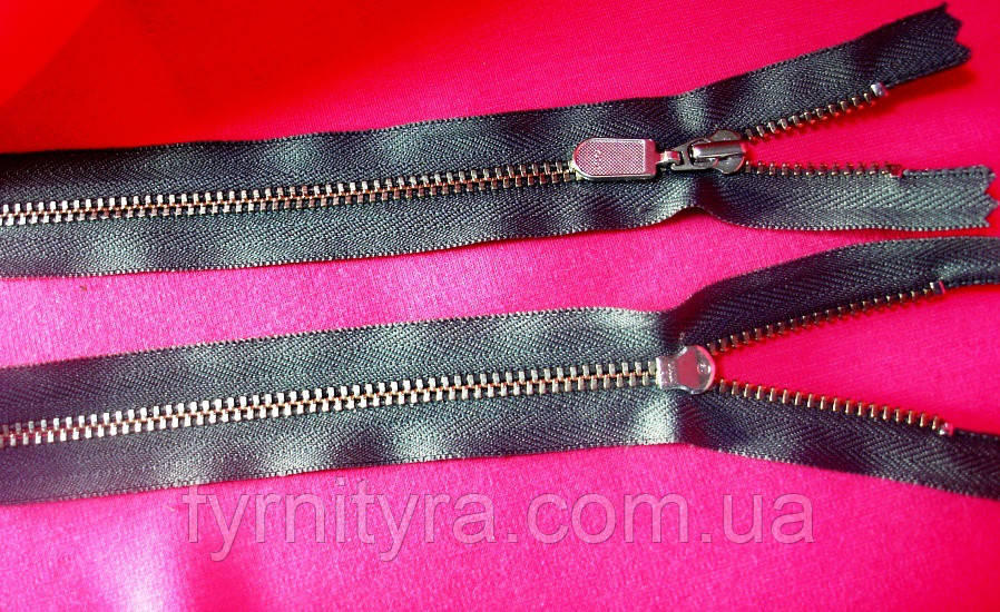 Метал YKK 75cm 275 сірий 1 біг No5 нікель, фото 1