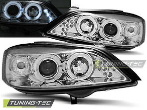 Фары OPEL ASTRA G 02.98-02.04 ANGEL EYES CHROME