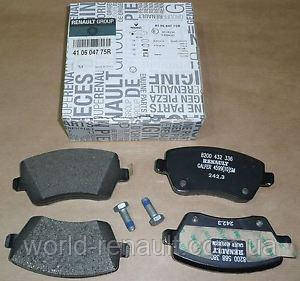 Renault (Original) 410604775R — Комплект передніх гальмівних колодок на Рено Доккер, Дачіа Доккер