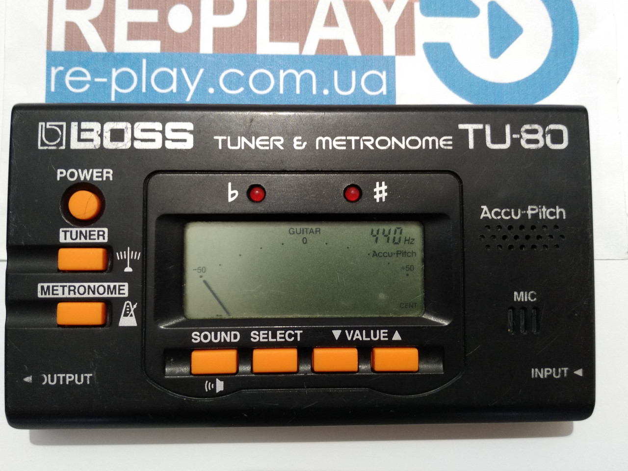 Тюнер + Метроном BOSS TU-80 tuner e metronome - фото 2 - id-p646576552