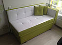 Розкладний диванчик зі спальним місцем для маленької кухні Ніка (виготовлення під розмір замовника), фото 5