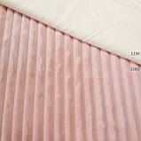 Плюш мінки stripes ніжно-персиковий у смужку, ширина 84 см, (310 г/м), фото 8