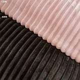 Плюш мінки stripes ніжно-персиковий у смужку, ширина 84 см, (310 г/м), фото 9