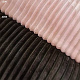 Плюш мінки stripes ніжно-персиковий у смужку, ширина 84 см, (310 г/м), фото 10