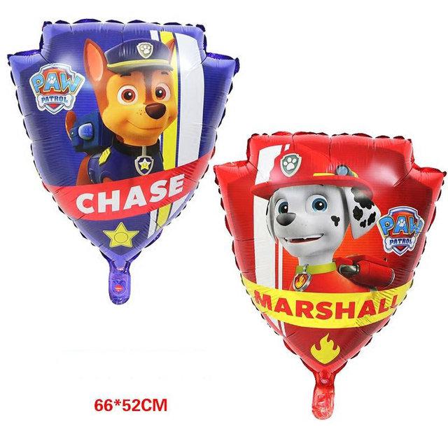 Акція!! Кулька повітряна фольгована в стилі " Щенячий патруль" розмір 66 см. * 52 см., фото 1