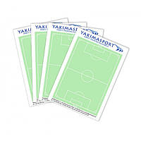 Блокнот футбольный тактический для тренера А6, набор 4 шт. Yakimasport (100195)