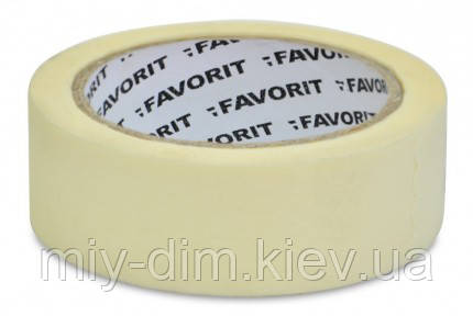 Стрічка малярська 38 мм х 40 м FAVORIT (10-003)