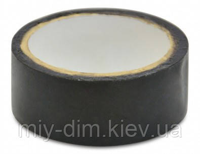 Ізострічка ПВХ чорна 18ммх16м Україна (10-721)