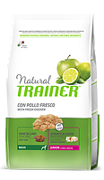 Корм Trainer (Трейнер) NATURAL Junior Maxi для цуценят великих порід до 24 місяців, 12 кг