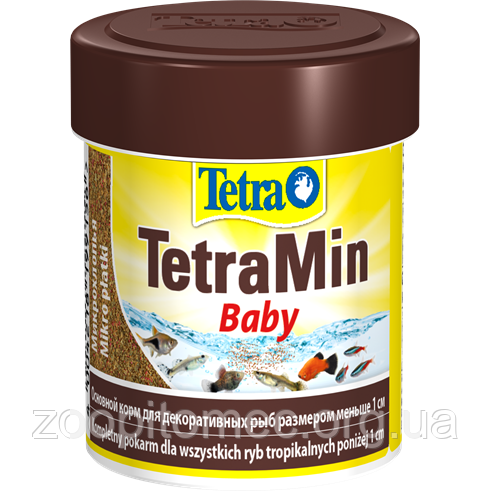 Корм TETRA (Тетра) MIN BABY з протеїном для молодих риб, 66 мл / 30 г