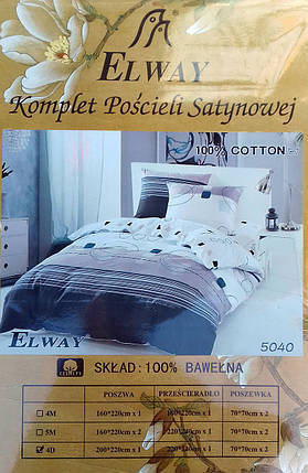 Комплект постільної білизни Elway "Євро" 5040, фото 2