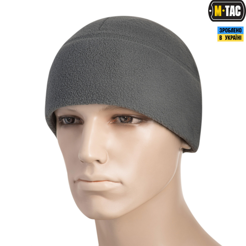 M-Tac шапка Watch Cap Elite фліс (270 г/м2) with Slimtex Grey