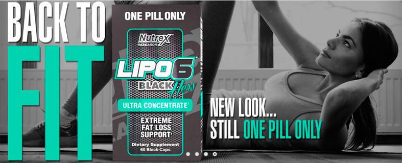 Жиросжигатель термогеник Nutrex Lipo 6 Black Hers 60 капсул США - фото 4 - id-p491595681