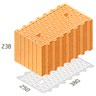 Керамічний блок ТеплоКерам 380 мм