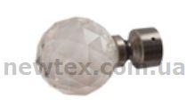 Наконечник для кованого карниза 35 мм Куля кристал