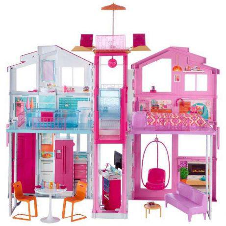 Городской дом мечты Барби Малибу с лифтом Barbie Dool House Malibu - фото 2 - id-p367373140