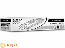 Світлодіодний світильник вуличний класичний COB 30 W 3300 LM 6000 K EUROLAMP LED, фото 3