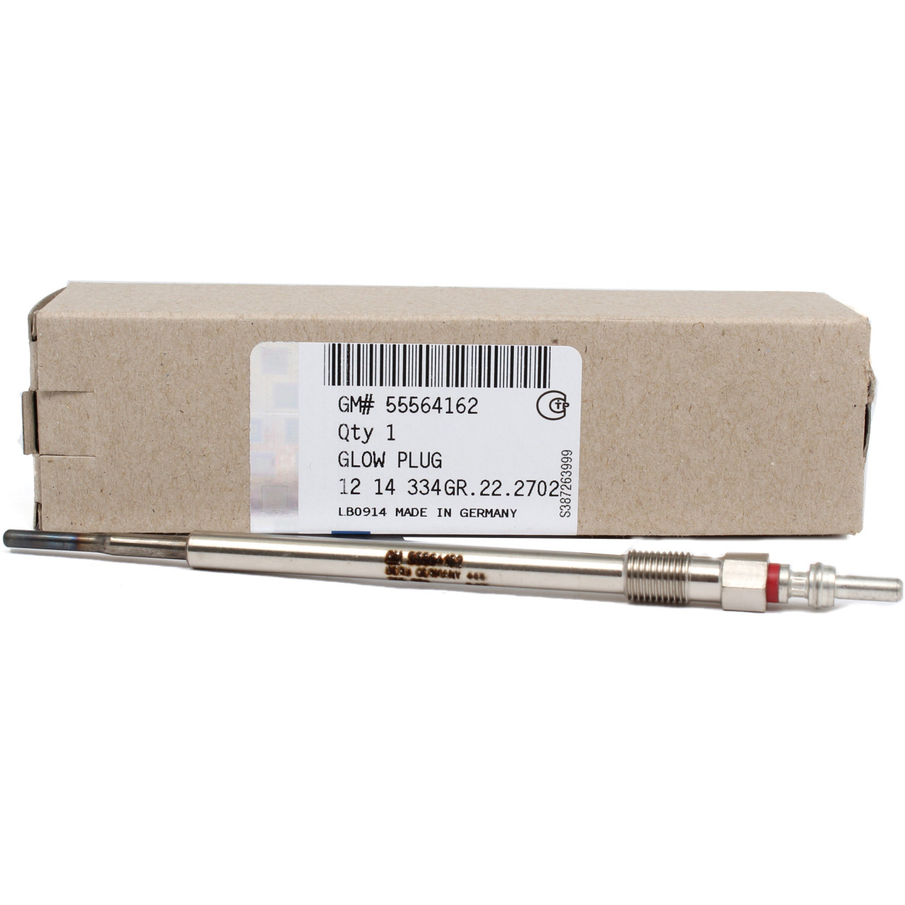 Свічка накала GM 1214334 55564162 A20DT A20DTC A20DTH A20DTJ A20DTL A20DTR Y20DTJ Z20DTJ