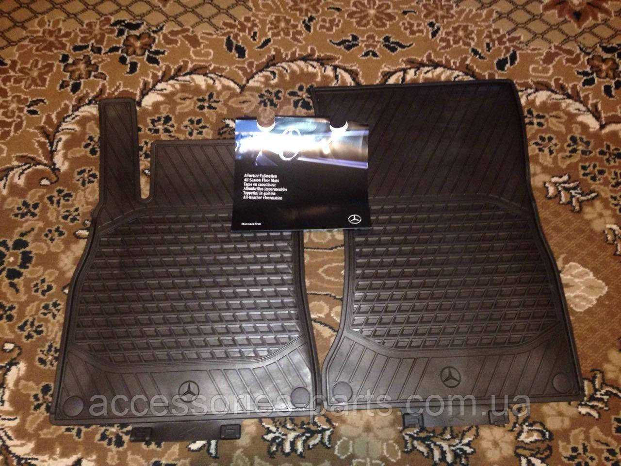Килимки гумові в салон Mercedes-Benz S-Class W222 Новий Оригінальні, фото 1