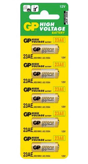 Батарейка GP 1шт 23A* лужна A23, VА23GA для ПУ, фото 1