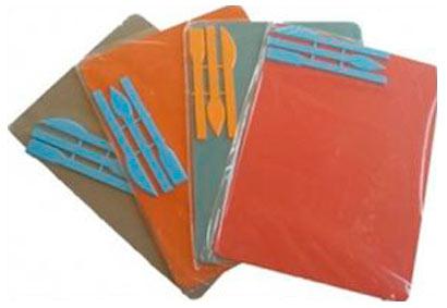 Дошка д/пластиліна 155*235мм +3стека АТЛАС/ЛюксКолор 3037/М, фото 1