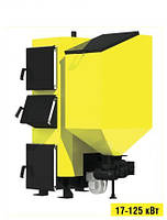 Котел сталевий універсальний з автоматичною подачею палива Kronas (Кронас) Combi 35