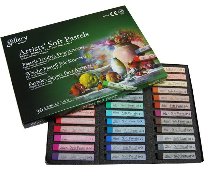 Пастель суха MUNGYO мяка проф 36кол. АССОРТИ MPV-36, фото 1