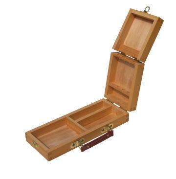 Етюдник-пенал D.K. Art-Craft акварельний дерево (вяз) 33*16,5*5см 15143, фото 1