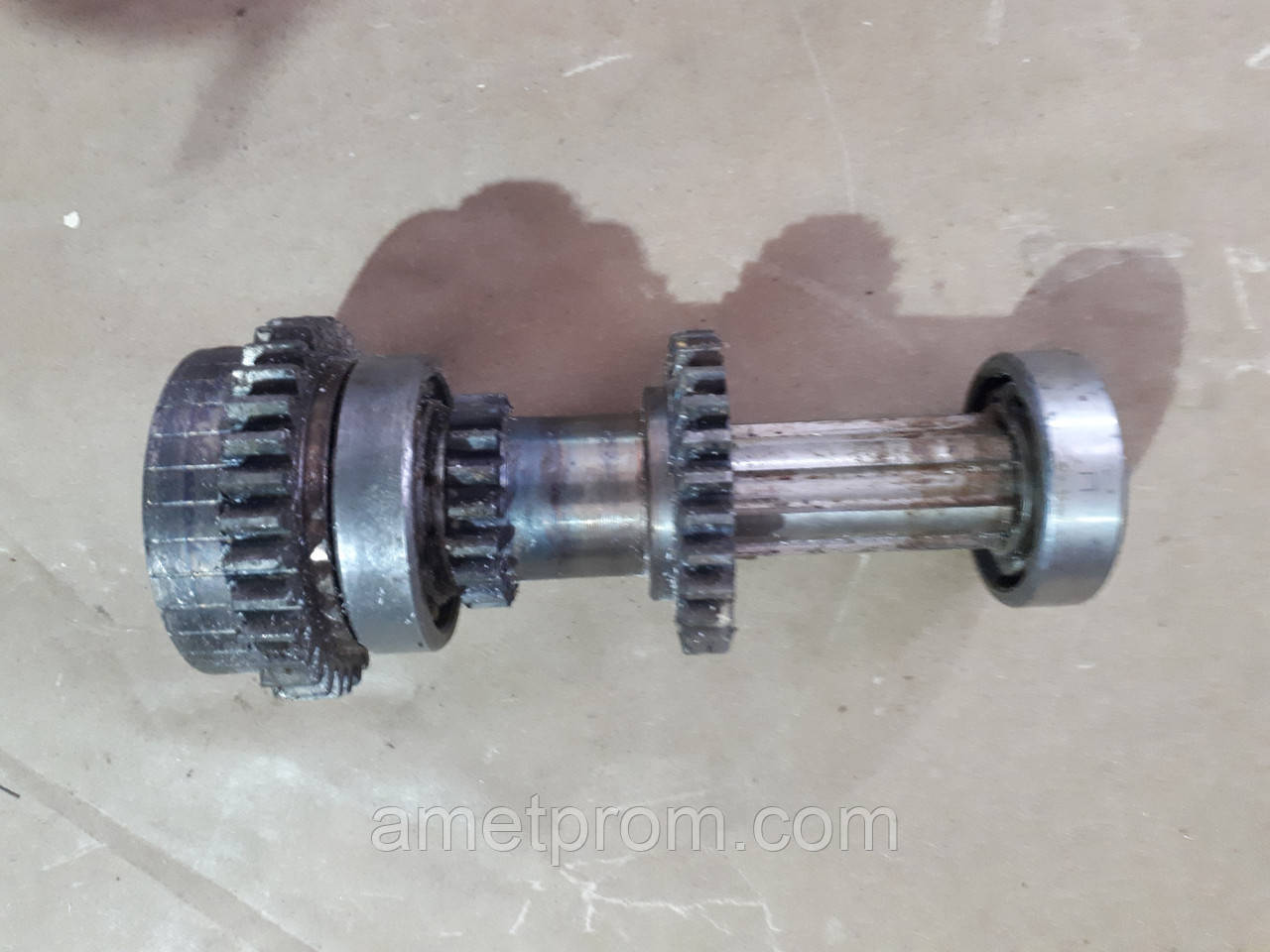 Вал 12 осі в зборі коробки подавач 16К20, фото 1