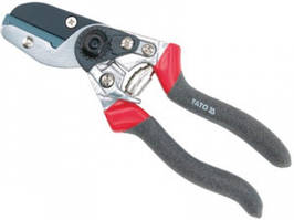 Секатор для гілок з опорною ковадлом YATO, l=200 мм