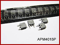 APM4015P, MOSFET, полевой транзистор.