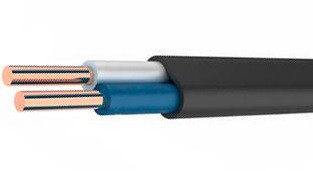 Кабель силовий мідний монолітний ВВГ 2х6