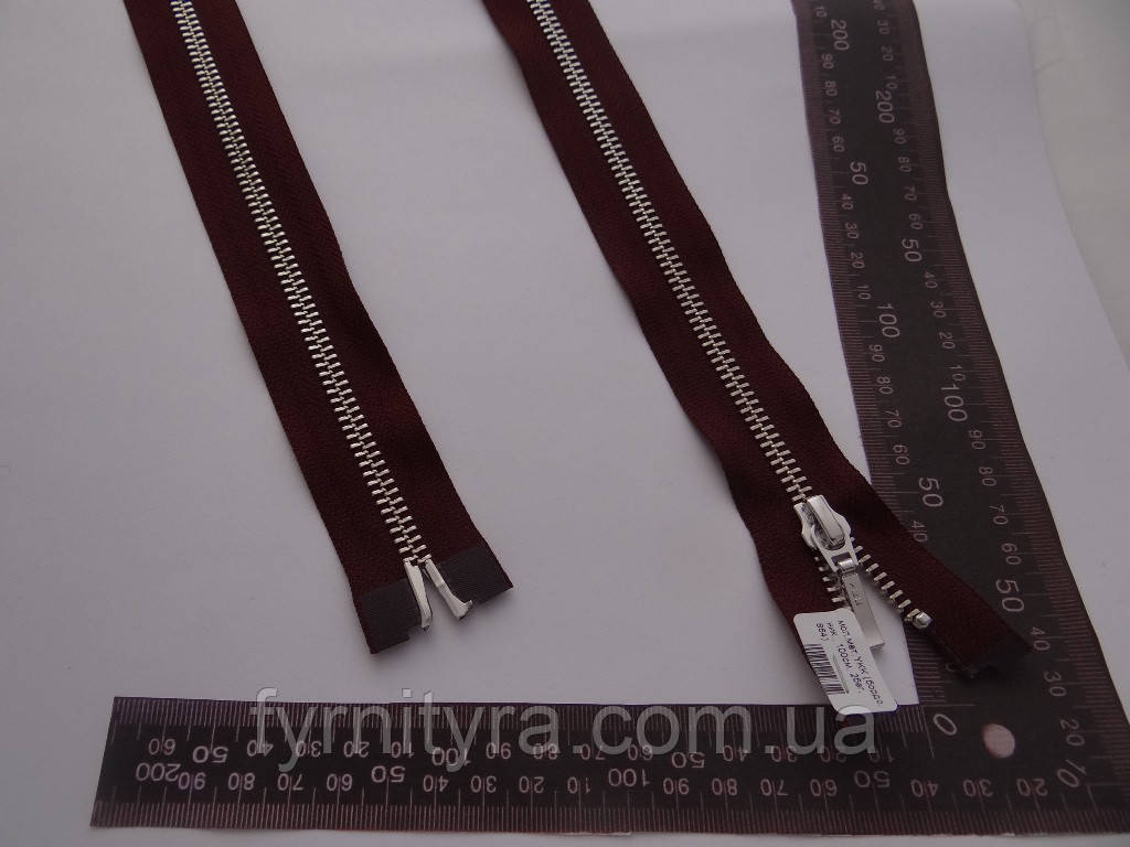 Метал YKK 100cm 864 бордо 2 біг No5 нікель, фото 1