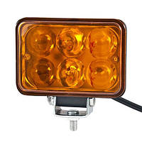 Фара LED додаткова BELAUTO Off-Road BOL0803LA Amber (бурштиновий) Spot (точковий) (шт.)