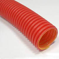 Труба 25мм 750Н морозостійка посилена ПНД гофрована 50м DKC