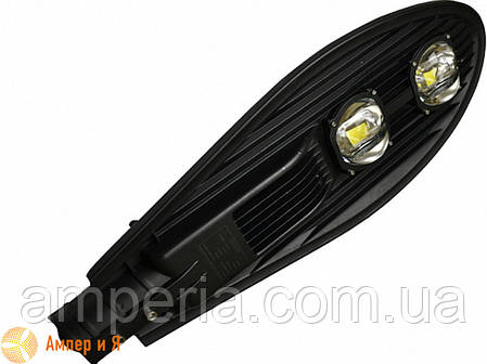 Світлодіодний світильник вуличний класичний COB 100 W 11000 LM 6000 K EUROLAMP LED, фото 1