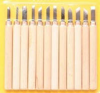 Набір різців по дереву D.K. Art-Craft 12шт., в блістері, 11514