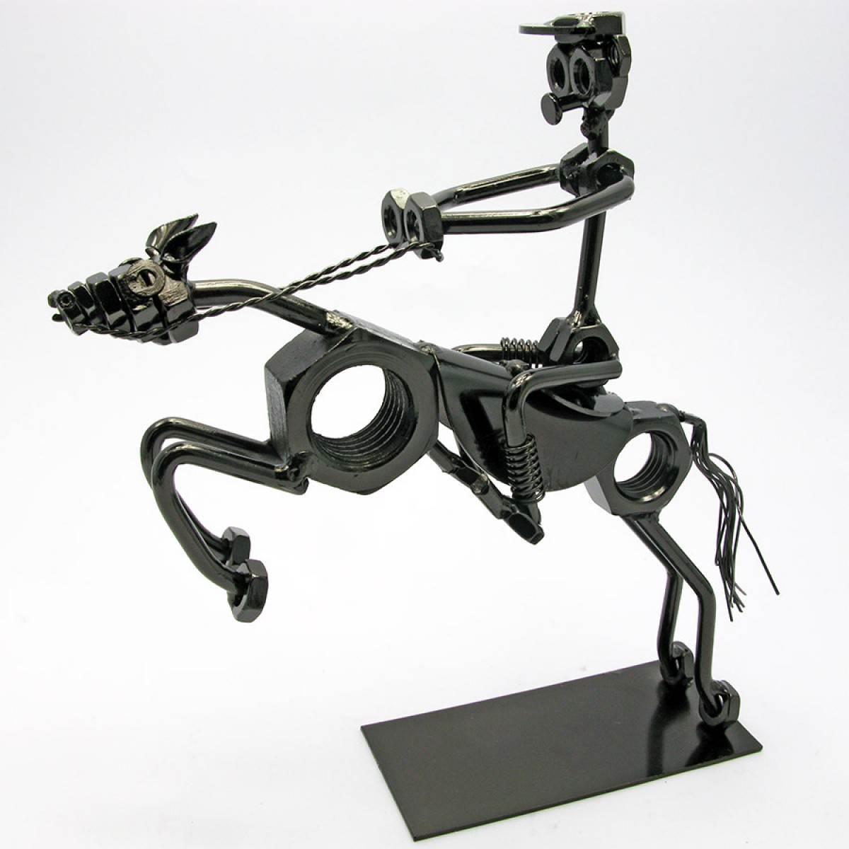 Статуетка металева техноарт Всадник, фото 1