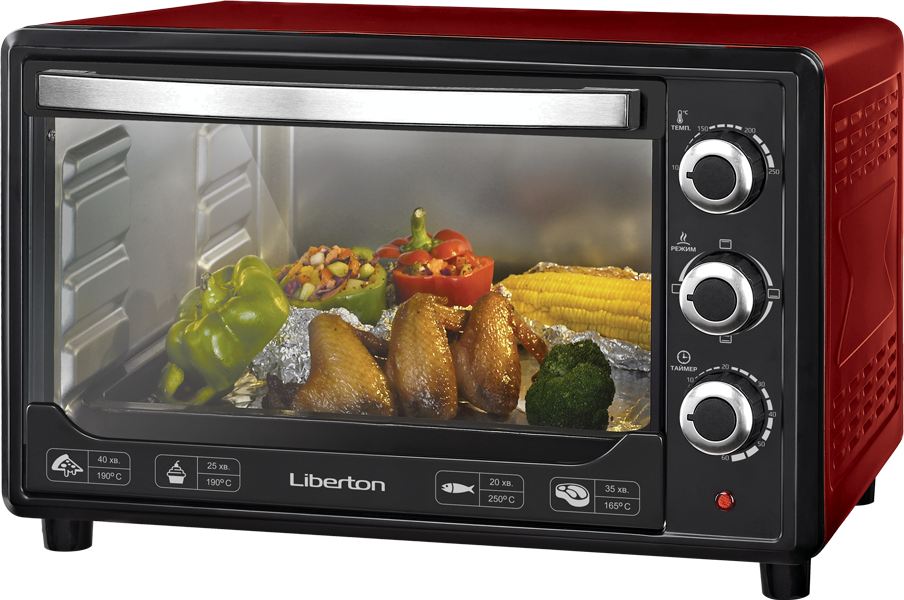 Електродуховка Liberton LEO-380 Red