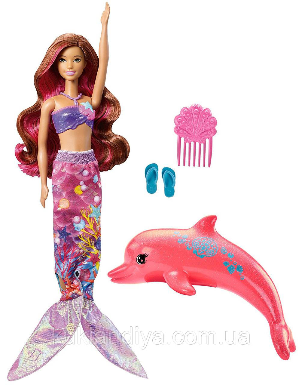 Набір Barbie Підводне плавання — Dolphin Magic брюнетка