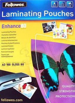 Плівка для ламінування А3(303*432) 80мк 100л. 53062