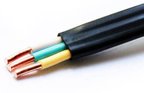 Кабель силовий мідний монолітний ВВГнгд 3х4 ЗЗКМ