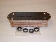 Теплообмінник вторинний на газовий котел Viessmann Vitopend WH0A 12 пластин 7822799 аналог