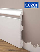 Плінтус під фарбування з дюрополімер Елегант LPC - 07 (2м. п.)