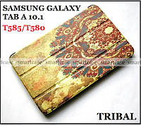 Оригинальный чехол книжка для Samsung galaxy Tab A 10.1 SM-T585 SM-T580 эко PU TFC Tribal