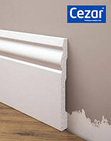 Плінтус під фарбування з дюрополімеру Елегант LPC — 08 (2 м.п.) 94х12.2мм