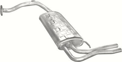 Глушник задня частина Honda Civic 1.6 16V 87-91 hatchback, фото 1